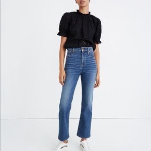 Madewell Slim Demi Boot Jeans in Sundale Wash size 27